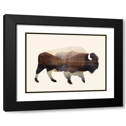 The Wilderness I Black Modern Wood Framed Art Print with Double Matting by Barnes, Victoria