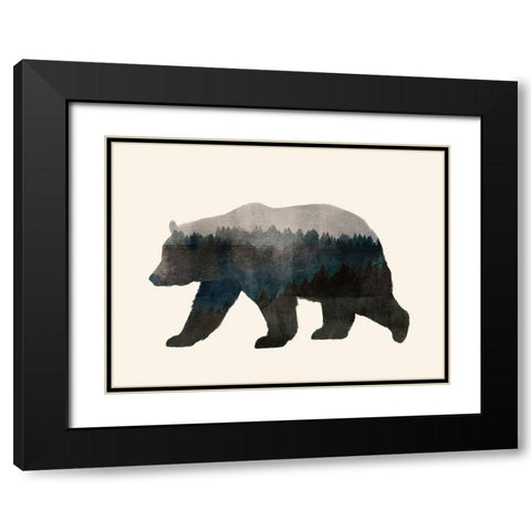 The Wilderness II Black Modern Wood Framed Art Print with Double Matting by Barnes, Victoria
