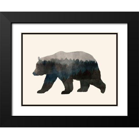 The Wilderness II Black Modern Wood Framed Art Print with Double Matting by Barnes, Victoria