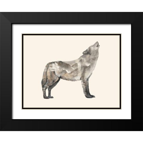 The Wilderness V Black Modern Wood Framed Art Print with Double Matting by Barnes, Victoria