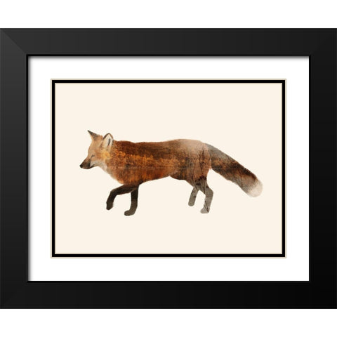 The Wilderness VI Black Modern Wood Framed Art Print with Double Matting by Barnes, Victoria