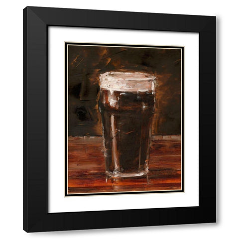 Another Round III Black Modern Wood Framed Art Print with Double Matting by Harper, Ethan