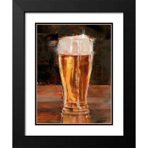 Another Round IV Black Modern Wood Framed Art Print with Double Matting by Harper, Ethan