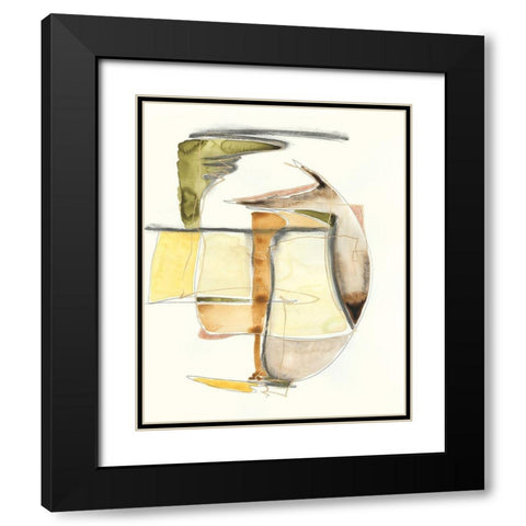 Brown Sugar I Black Modern Wood Framed Art Print with Double Matting by Moore, Regina