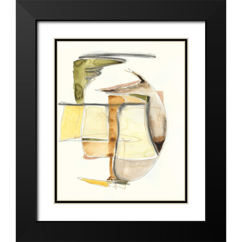 Brown Sugar I Black Modern Wood Framed Art Print with Double Matting by Moore, Regina