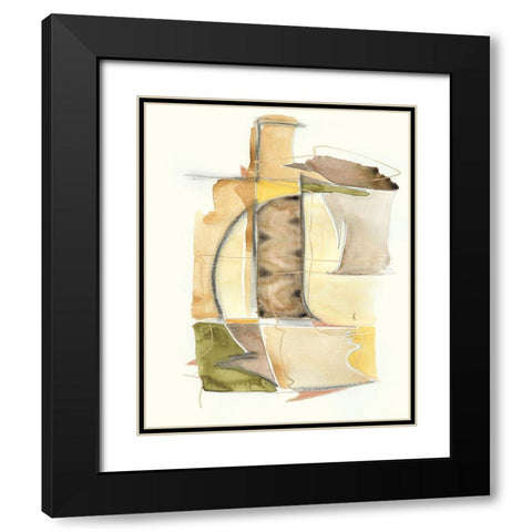 Brown Sugar II Black Modern Wood Framed Art Print with Double Matting by Moore, Regina