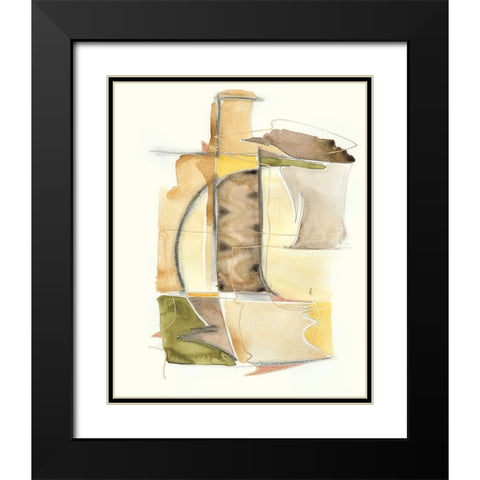 Brown Sugar II Black Modern Wood Framed Art Print with Double Matting by Moore, Regina