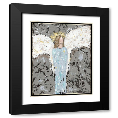 Angels Everyone I Black Modern Wood Framed Art Print with Double Matting by Reynolds, Jade