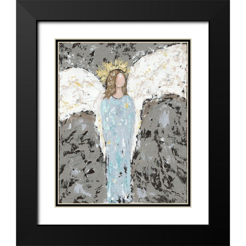Angels Everyone I Black Modern Wood Framed Art Print with Double Matting by Reynolds, Jade