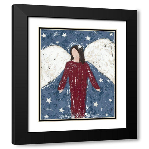Angels Everyone II Black Modern Wood Framed Art Print with Double Matting by Reynolds, Jade