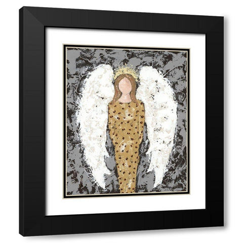 Angels Everyone III Black Modern Wood Framed Art Print with Double Matting by Reynolds, Jade