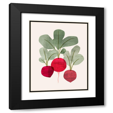 Organic Veg I Black Modern Wood Framed Art Print with Double Matting by Barnes, Victoria