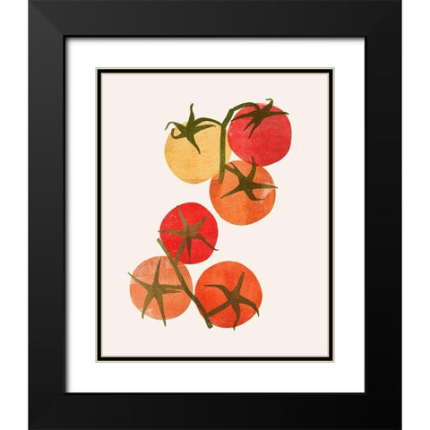 Organic Veg IV Black Modern Wood Framed Art Print with Double Matting by Barnes, Victoria