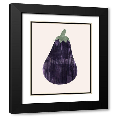 Organic Veg VIII Black Modern Wood Framed Art Print with Double Matting by Barnes, Victoria