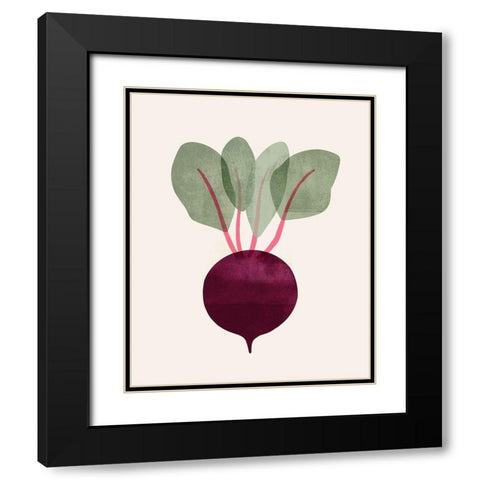 Organic Veg IX Black Modern Wood Framed Art Print with Double Matting by Barnes, Victoria