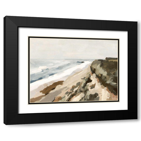 Bluff Bay I Black Modern Wood Framed Art Print with Double Matting by Barnes, Victoria