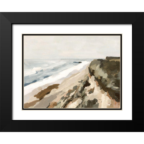 Bluff Bay I Black Modern Wood Framed Art Print with Double Matting by Barnes, Victoria