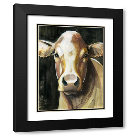 Sweet Eyes I Black Modern Wood Framed Art Print with Double Matting by Popp, Grace