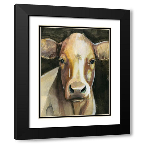 Sweet Eyes II Black Modern Wood Framed Art Print with Double Matting by Popp, Grace