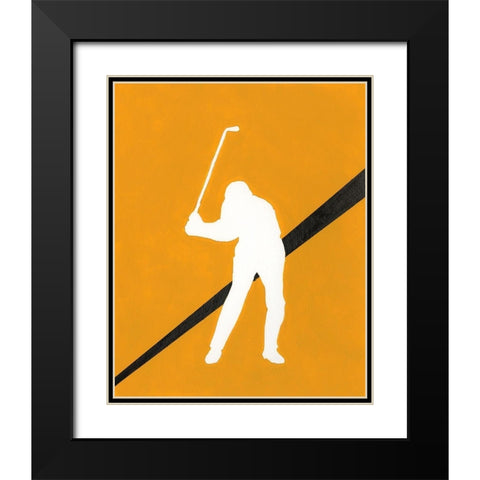 Its All About the Game III Black Modern Wood Framed Art Print with Double Matting by Moore, Regina