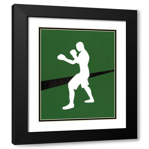 Its All About the Game IV Black Modern Wood Framed Art Print with Double Matting by Moore, Regina