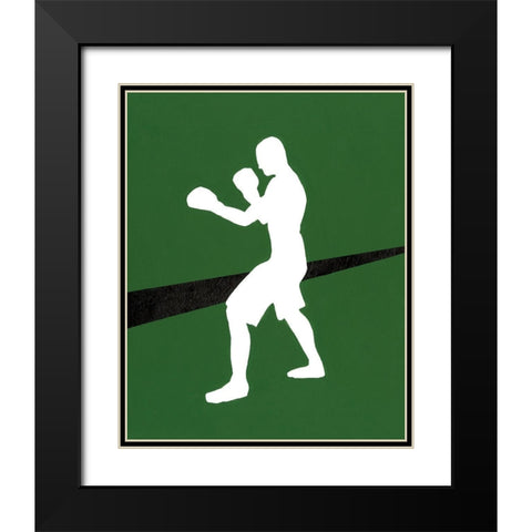Its All About the Game IV Black Modern Wood Framed Art Print with Double Matting by Moore, Regina