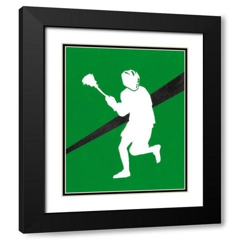 Its All About the Game VI Black Modern Wood Framed Art Print with Double Matting by Moore, Regina
