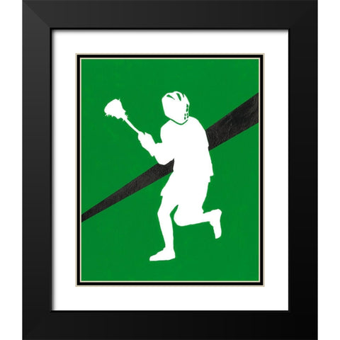 Its All About the Game VI Black Modern Wood Framed Art Print with Double Matting by Moore, Regina