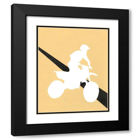 Its All About the Game VII Black Modern Wood Framed Art Print with Double Matting by Moore, Regina