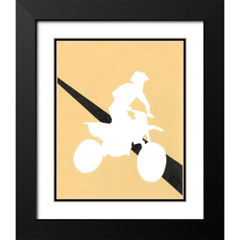 Its All About the Game VII Black Modern Wood Framed Art Print with Double Matting by Moore, Regina