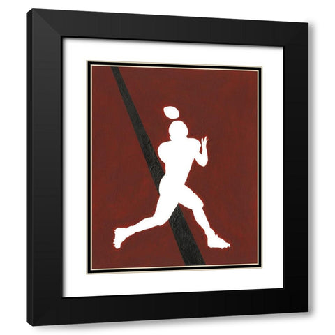 Its All About the Game IX Black Modern Wood Framed Art Print with Double Matting by Moore, Regina