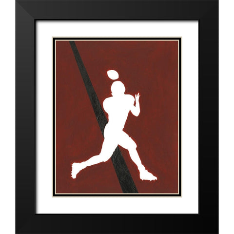 Its All About the Game IX Black Modern Wood Framed Art Print with Double Matting by Moore, Regina