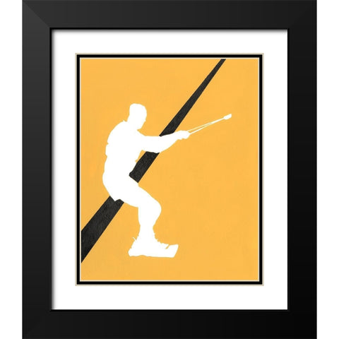Its All About the Game X Black Modern Wood Framed Art Print with Double Matting by Moore, Regina