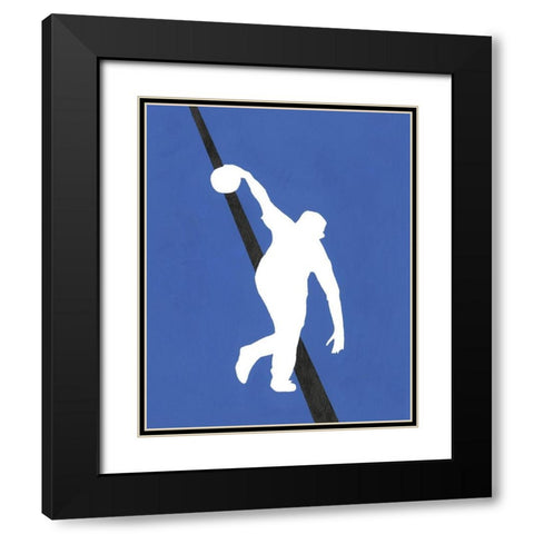 Its All About the Game XI Black Modern Wood Framed Art Print with Double Matting by Moore, Regina