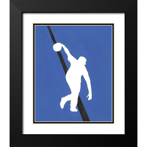Its All About the Game XI Black Modern Wood Framed Art Print with Double Matting by Moore, Regina