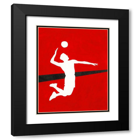 Its All About the Game XIII Black Modern Wood Framed Art Print with Double Matting by Moore, Regina