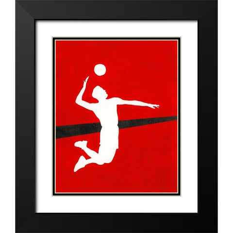 Its All About the Game XIII Black Modern Wood Framed Art Print with Double Matting by Moore, Regina