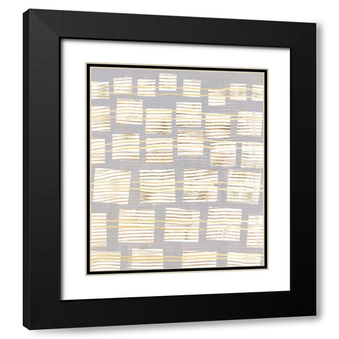 Networks II Black Modern Wood Framed Art Print with Double Matting by Lam, Vanna