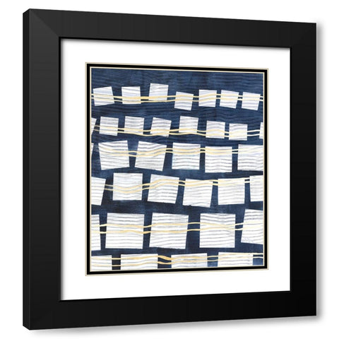 Networks III Black Modern Wood Framed Art Print with Double Matting by Lam, Vanna