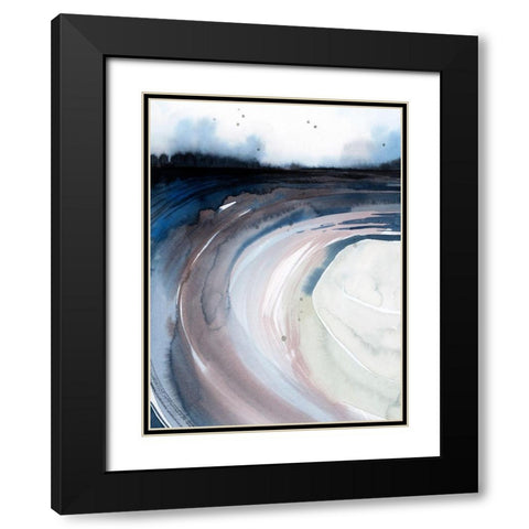 Geode Valley I Black Modern Wood Framed Art Print with Double Matting by Popp, Grace