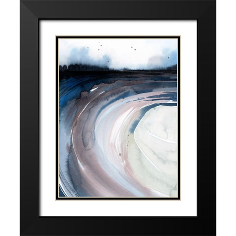 Geode Valley I Black Modern Wood Framed Art Print with Double Matting by Popp, Grace