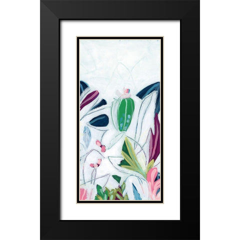 Tropical Trace VI Black Modern Wood Framed Art Print with Double Matting by Vess, June Erica