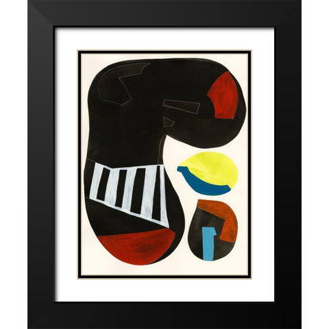 Barcelona I Black Modern Wood Framed Art Print with Double Matting by Fuchs, Jodi