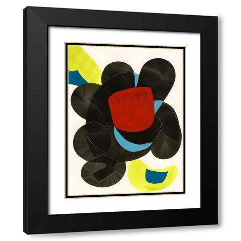 Barcelona II Black Modern Wood Framed Art Print with Double Matting by Fuchs, Jodi