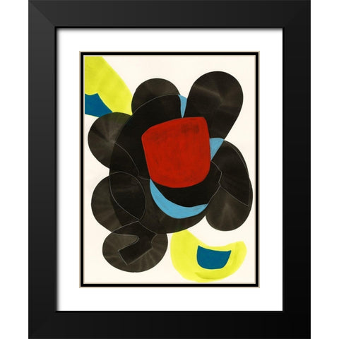 Barcelona II Black Modern Wood Framed Art Print with Double Matting by Fuchs, Jodi