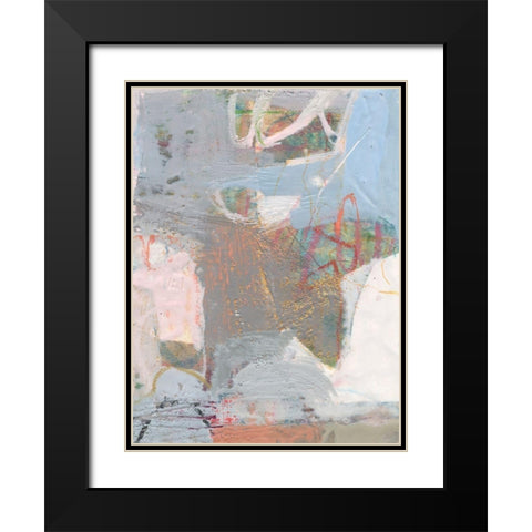 Minim II Black Modern Wood Framed Art Print with Double Matting by Jachimiec, Sue