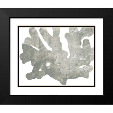 Stone Macro Coral IV Black Modern Wood Framed Art Print with Double Matting by Vess, June Erica