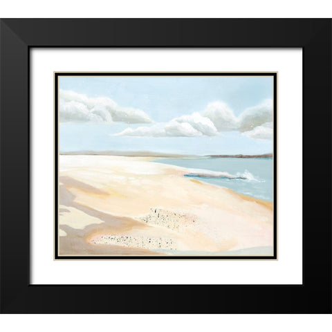 Sandy Getaway II Black Modern Wood Framed Art Print with Double Matting by Popp, Grace