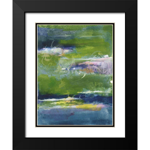 Bales of Color I Black Modern Wood Framed Art Print with Double Matting by Combs, Joyce
