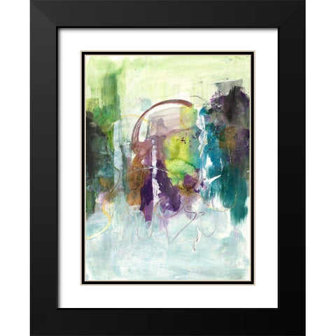 Moving On I Black Modern Wood Framed Art Print with Double Matting by Combs, Joyce